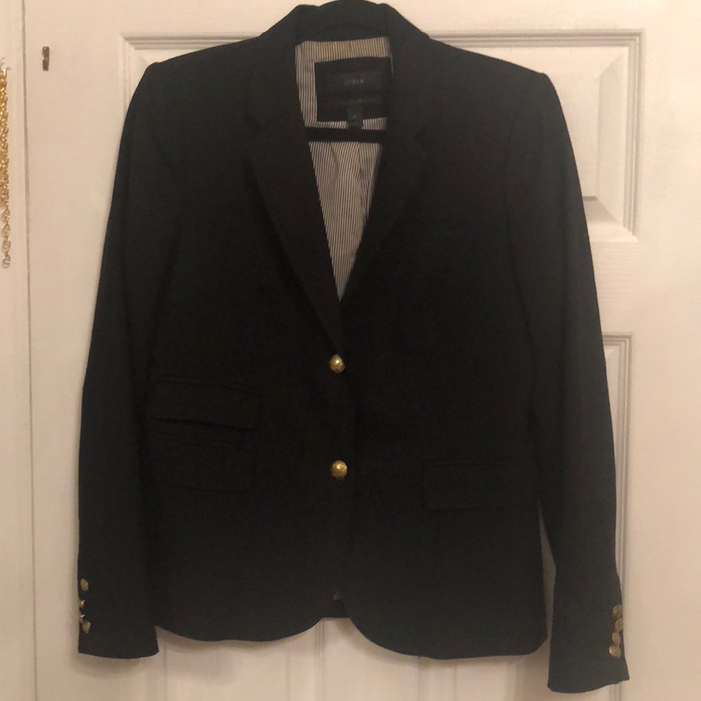 J. Crew black schoolboy blazer size 6